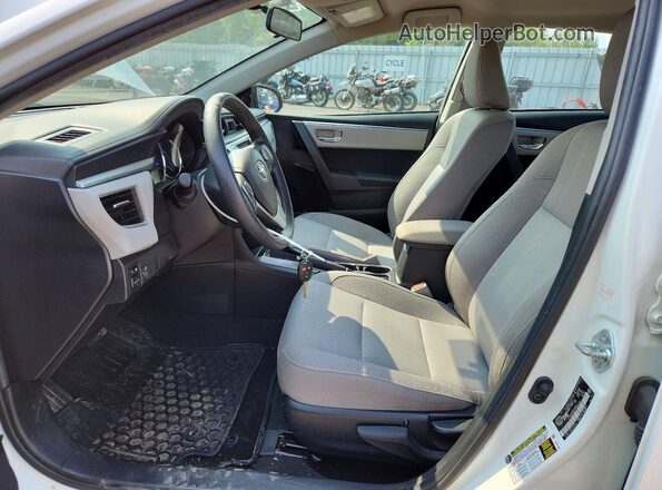 2T1BURHE7GC687382 2016 TOYOTA COROLLA White Սալոնի դիմացի տեսք