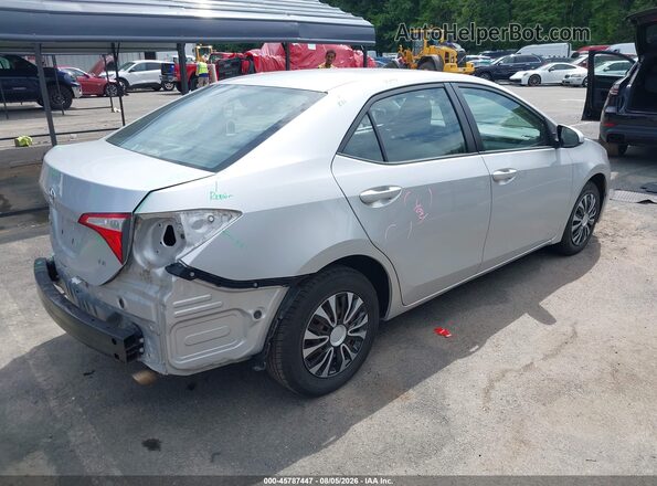 2T1BURHE7GC700471 2016 TOYOTA COROLLA Silver Trasero derecho