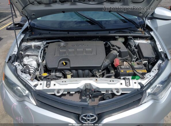 2T1BURHE7GC700471 2016 TOYOTA COROLLA Silver Vista trasera