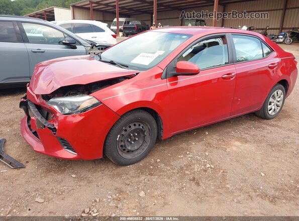 2T1BURHE7GC739271 2016 TOYOTA COROLLA Red Vista tres cuartos delantera izquierda