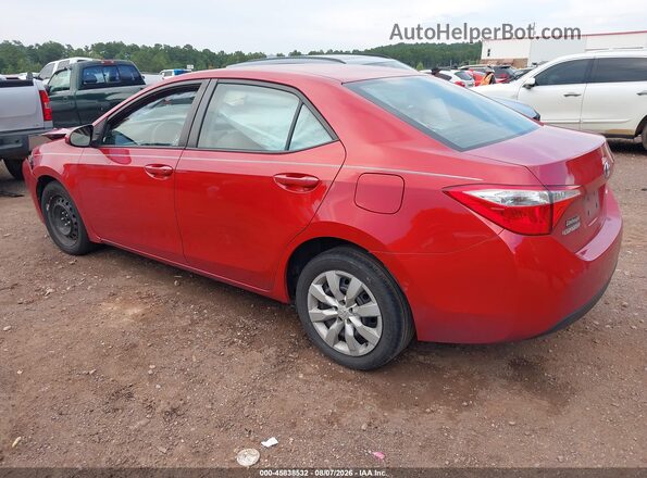 2T1BURHE7GC739271 2016 TOYOTA COROLLA Red Trasero izquierdo