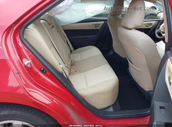 2T1BURHE7GC739271 2016 TOYOTA COROLLA Red Vista de la etiqueta del VIN