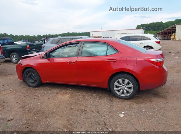 2T1BURHE7GC739271 2016 TOYOTA COROLLA Red 