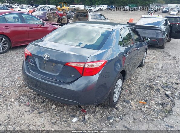 2T1BURHE7HC758114 2017 TOYOTA COROLLA Gray Հետևի աջ