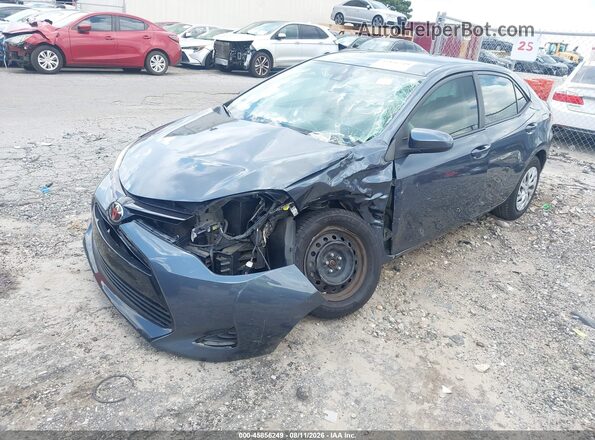 2T1BURHE7HC758114 2017 TOYOTA COROLLA Gray Առջևի ձախ երեք քառորդ տեսարան