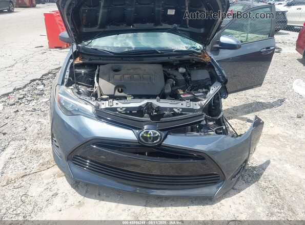 2T1BURHE7HC758114 2017 TOYOTA COROLLA Gray Հետևի տեսք