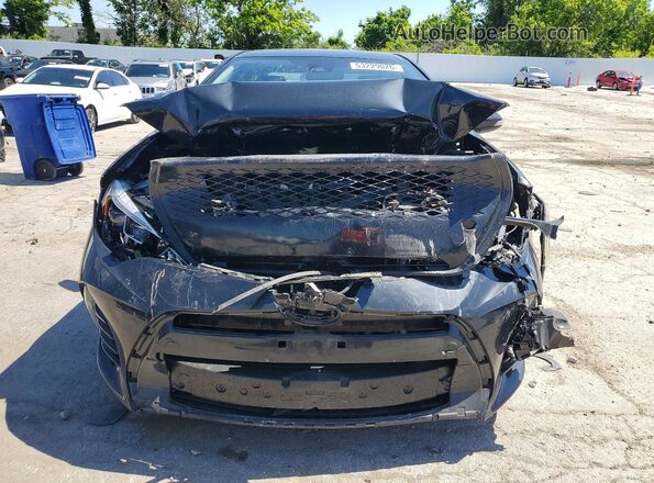 2T1BURHE7HC770098 2017 TOYOTA COROLLA Black წინა ხედი