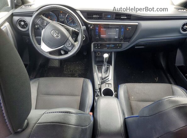 2T1BURHE7HC770098 2017 TOYOTA COROLLA Black წინა პანელის ხედი