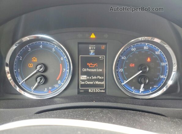 2T1BURHE7HC770098 2017 TOYOTA COROLLA Black ხელსაწყოთა პანელის ხედი