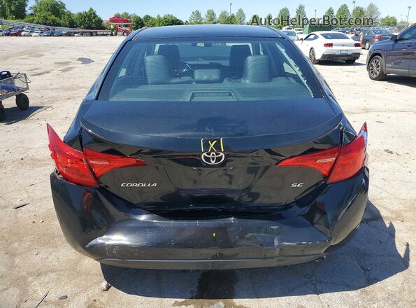 2T1BURHE7HC770098 2017 TOYOTA COROLLA Black უკანა ხედი