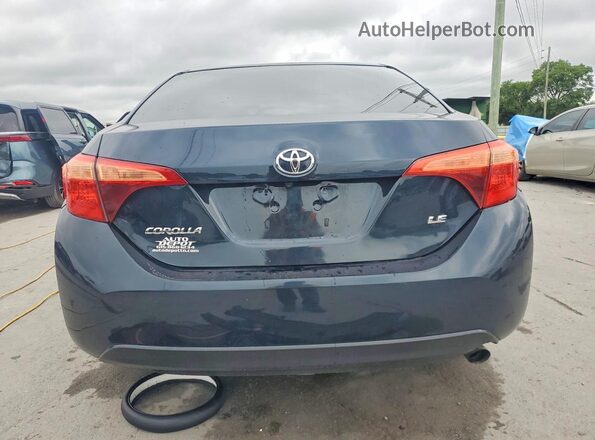 2T1BURHE7HC820191 2017 TOYOTA COROLLA Синий Вид сзади