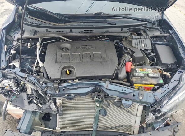 2T1BURHE7HC820191 2017 TOYOTA COROLLA Синий Вид задней части салона