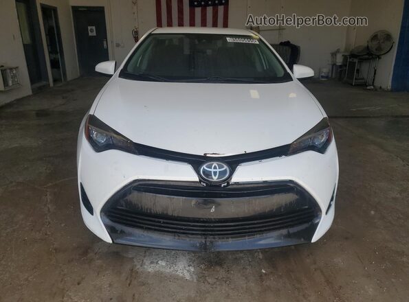 2T1BURHE7HC861758 2017 TOYOTA COROLLA White Вид наклейки з VIN-кодом