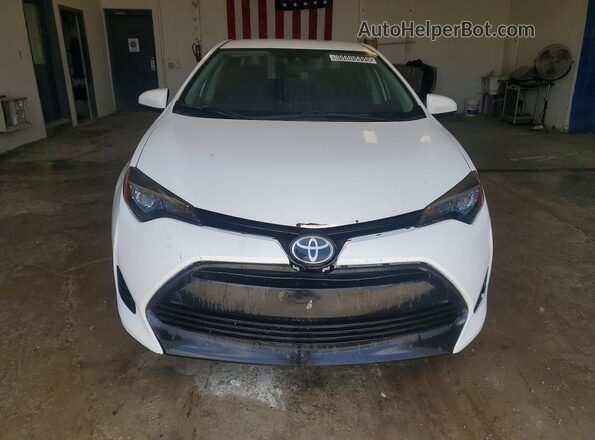 2T1BURHE7HC861758 2017 TOYOTA COROLLA White Вид спереду