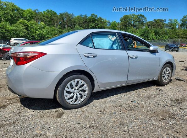2T1BURHE7HC890497 2017 TOYOTA COROLLA Silver Tył prawy