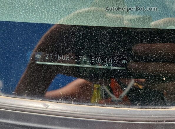 2T1BURHE7HC890497 2017 TOYOTA COROLLA Silver Widok komory silnika