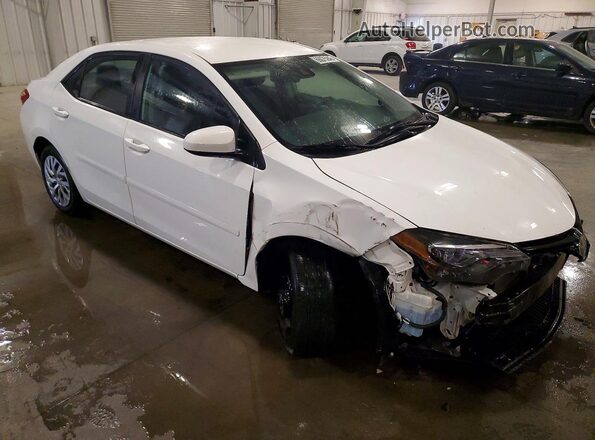 2T1BURHE7HC932232 2017 TOYOTA COROLLA White Delantero derecho