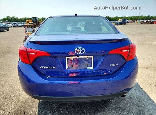 2T1BURHE7HC935583 2017 TOYOTA COROLLA Blue Widok z tyłu