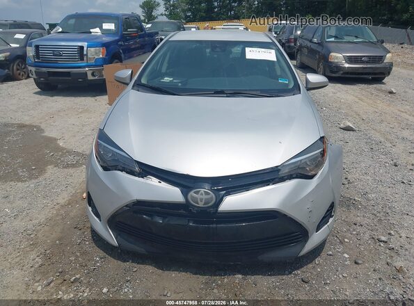 2T1BURHE7HC939293 2017 TOYOTA COROLLA Silver ხელსაწყოთა პანელის ხედი