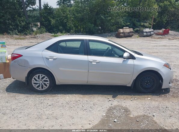 2T1BURHE7HC939293 2017 TOYOTA COROLLA Silver უკანა სალონის ხედი