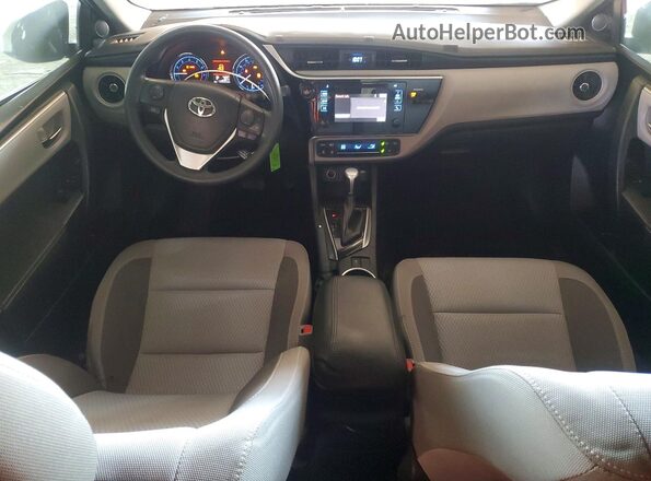 2T1BURHE7HC956613 2017 TOYOTA COROLLA Silver წინა პანელის ხედი