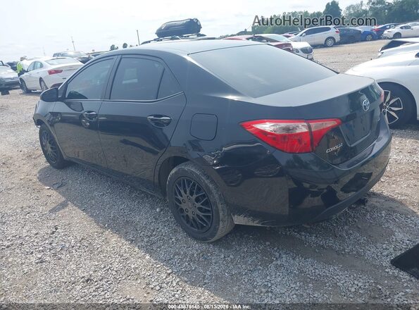 2T1BURHE7JC019072 2018 TOYOTA COROLLA Черный Задняя левая четверть