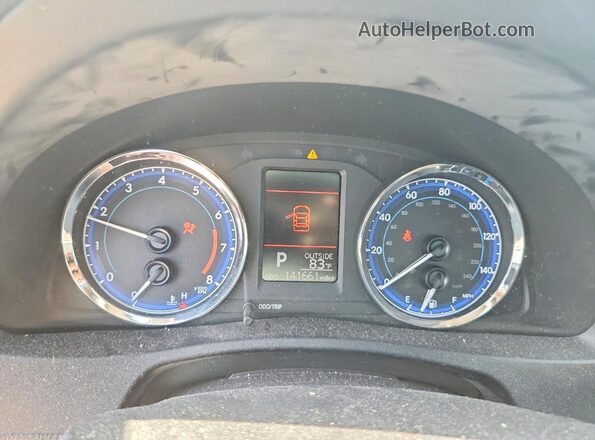 2T1BURHE7JC028595 2018 TOYOTA COROLLA Silver Вид щитка приладів