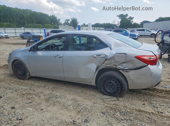 2T1BURHE7JC059667 2018 TOYOTA COROLLA Silver Rear left