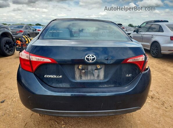 2T1BURHE7JC066893 2018 TOYOTA COROLLA Blue Rear view