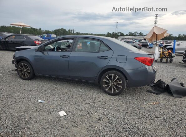 2T1BURHE7JC067610 2018 TOYOTA COROLLA Gray Trasero izquierdo