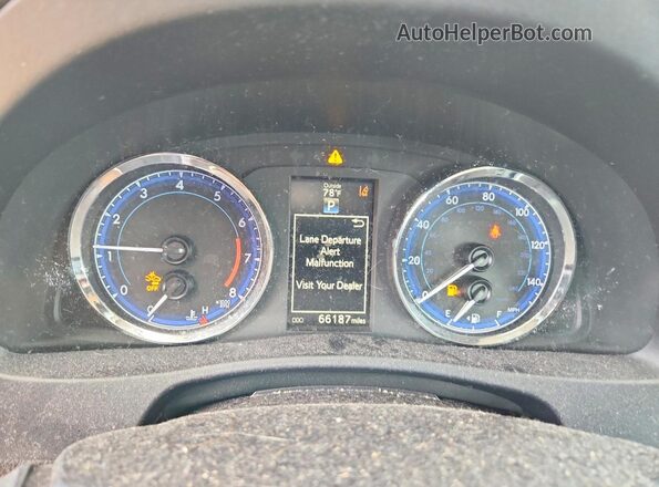2T1BURHE7JC097433 2018 TOYOTA COROLLA Серебряный Вид щитка приборов