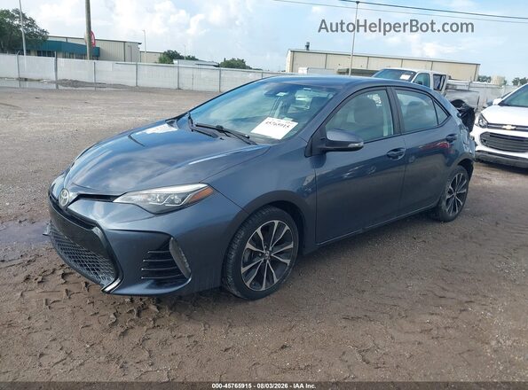 2T1BURHE7JC119978 2018 TOYOTA COROLLA Gray Front left
