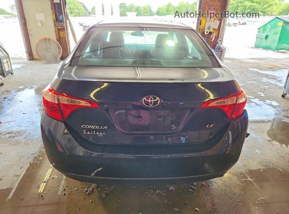 2T1BURHE7JC985809 2018 TOYOTA COROLLA Black Вид ззаду
