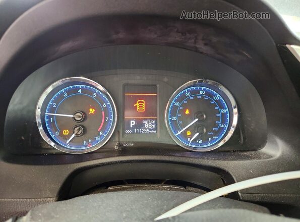 2T1BURHE7JC985809 2018 TOYOTA COROLLA Black Вид щитка приладів