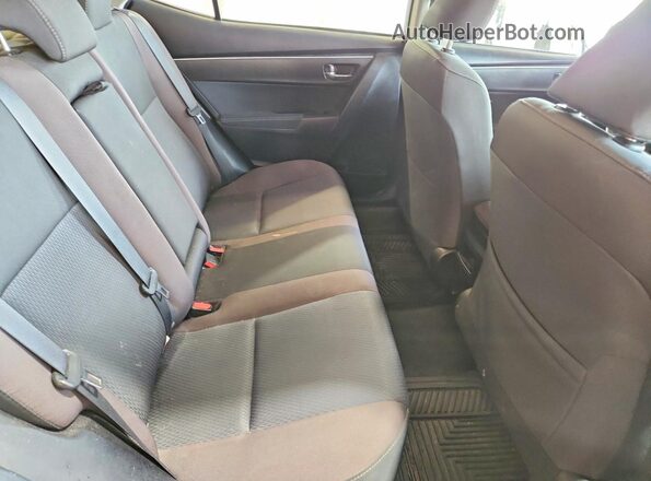 2T1BURHE7JC985809 2018 TOYOTA COROLLA Black Вид задніх сидінь