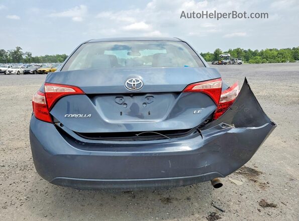 2T1BURHE7KC130416 2019 TOYOTA COROLLA Blue უკანა ხედი