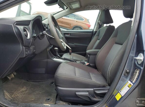 2T1BURHE7KC130416 2019 TOYOTA COROLLA Blue წინა სალონის ხედი