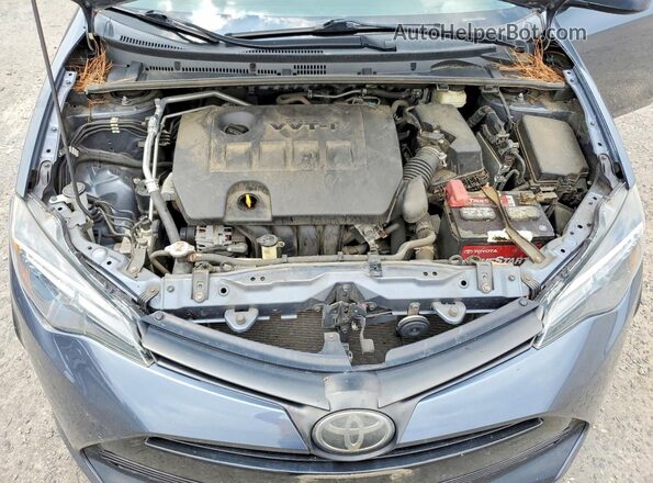 2T1BURHE7KC130416 2019 TOYOTA COROLLA Blue უკანა სალონის ხედი