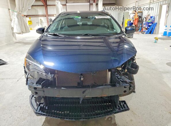 2T1BURHE7KC153940 2019 TOYOTA COROLLA Blue Front view