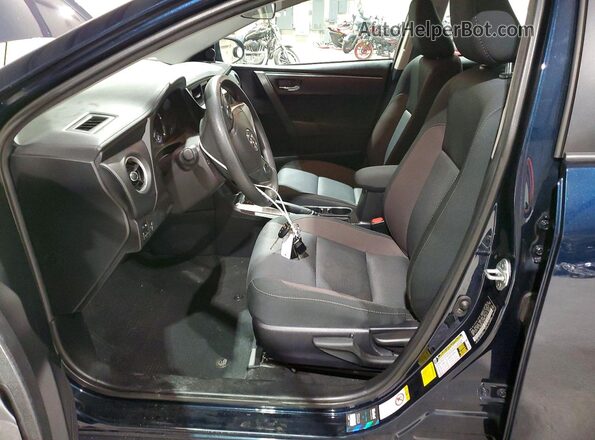 2T1BURHE7KC153940 2019 TOYOTA COROLLA Blue Front interior view