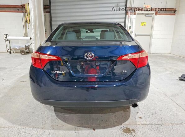 2T1BURHE7KC153940 2019 TOYOTA COROLLA Blue Rear view