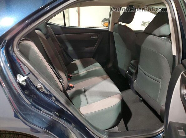 2T1BURHE7KC153940 2019 TOYOTA COROLLA Blue Rear seats view