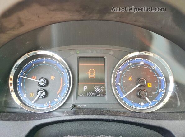 2T1BURHE7KC187067 2019 TOYOTA COROLLA Black Vista del cuadro de instrumentos