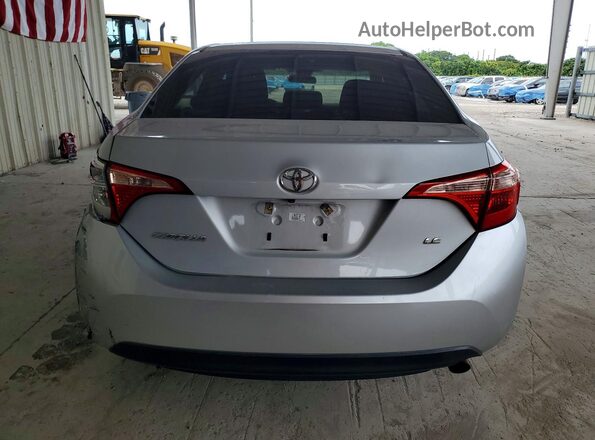 2T1BURHE7KC196870 2019 TOYOTA COROLLA Silver უკანა ხედი