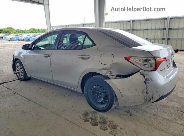 2T1BURHE7KC196870 2019 TOYOTA COROLLA Silver უკანა მარცხენა
