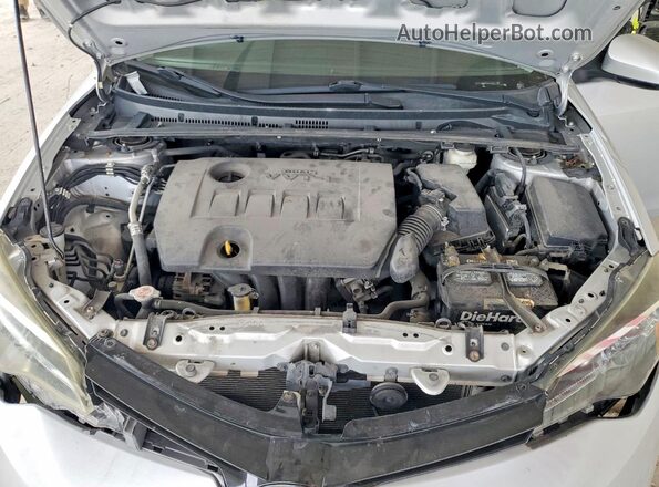 2T1BURHE7KC196870 2019 TOYOTA COROLLA Silver უკანა სალონის ხედი