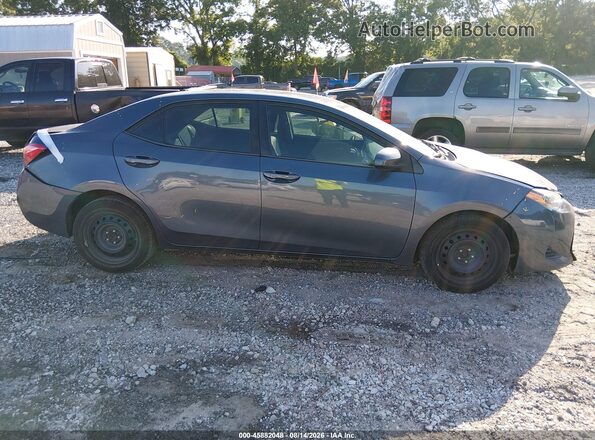 2T1BURHE7KC202103 2019 TOYOTA COROLLA Gray Widok wnętrza z tyłu