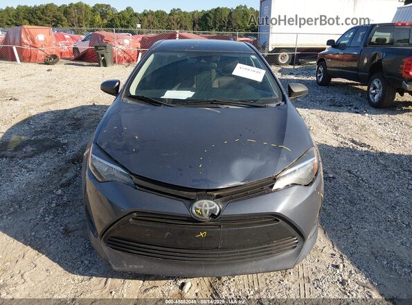 2T1BURHE7KC202103 2019 TOYOTA COROLLA Gray Widok zestawu wskaźników