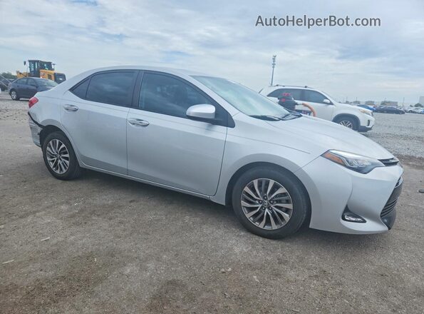 2T1BURHE7KC206233 2019 TOYOTA COROLLA Silver Przód prawy