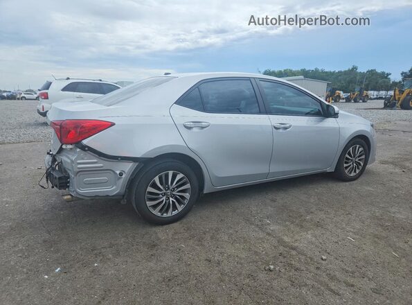 2T1BURHE7KC206233 2019 TOYOTA COROLLA Silver Tył prawy